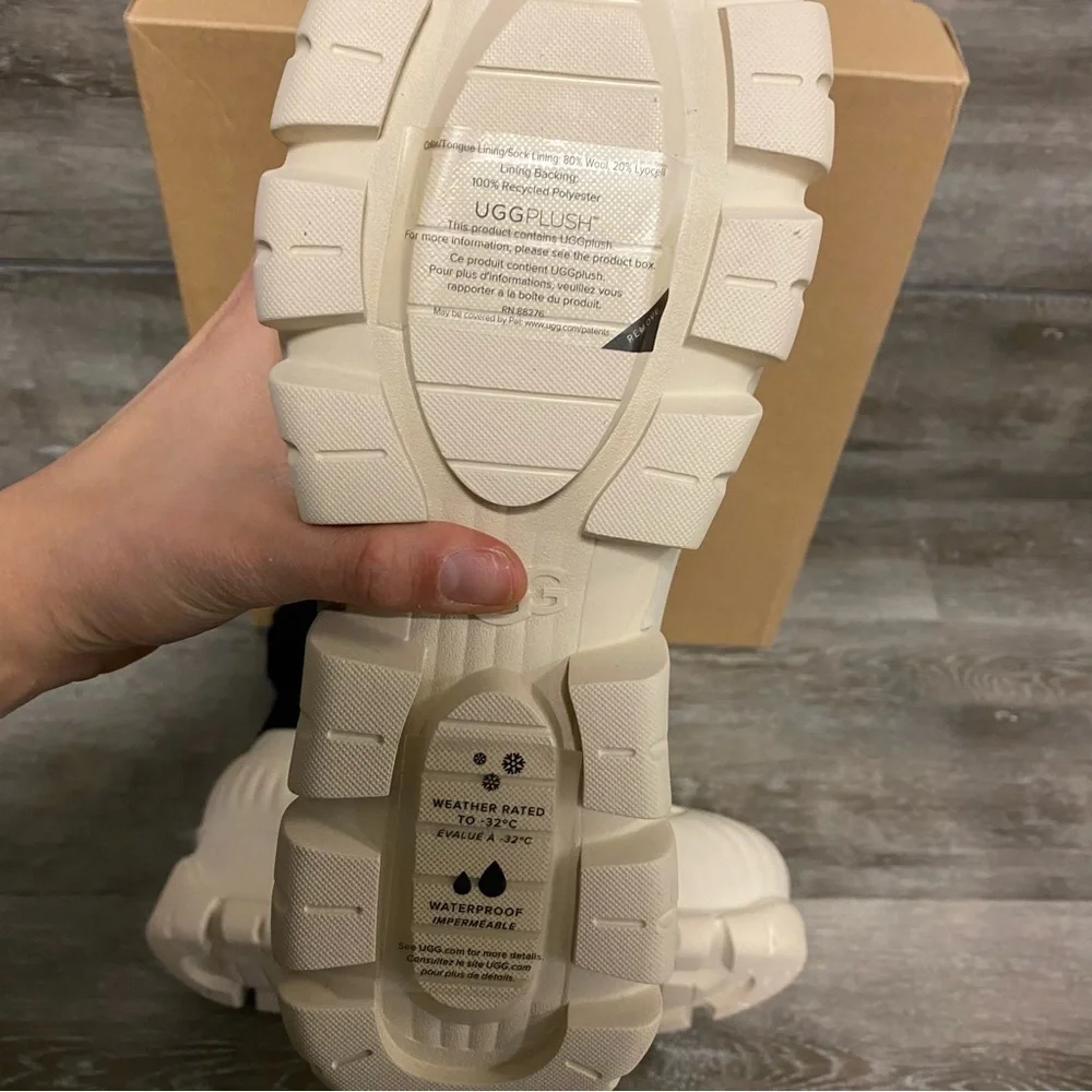 UGG | Adiroam Hiker Boot In Black and White NEW